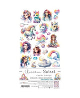 RECORTABLES CRAFT O´CLOCK Unicorn sweet Unicorn and Girls 1