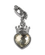 CHARMS Metal RAYHER CORONA Y CORAZÓN CON CLIP 1