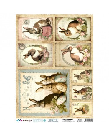 Papel Arroz Seda JAPONÉS SOFT A3 EASTER 5 1