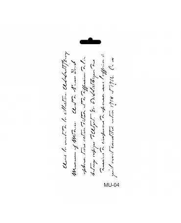 Stencils mix media TEXTO Cadence 10x25 1