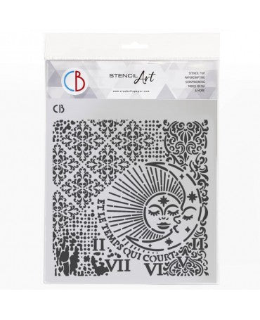 STENCIL CIAO BELLA Cosmic Infinity 20x20cm 1