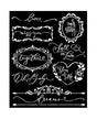 STENCIL STAMPERIA 20x25 ROMANCE FOREVER PLATES 1