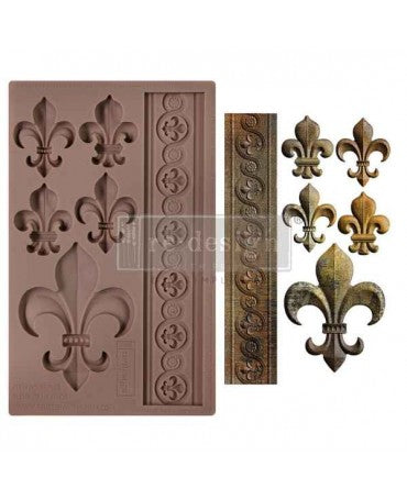Molde PRIMA FINNABAIR flor de lis 12.8x20.48 cm 1
