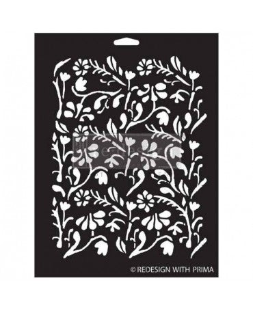 Stencil PRIMA 23.05x30.72cm Little Meadow 1