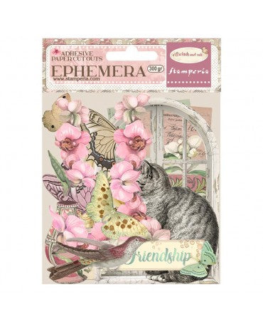 Ephemera Stamperia Orchids and Cats 1