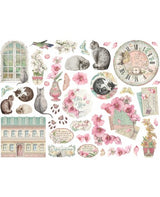 DIE CUTS Stamperia Orchids and Cats 2