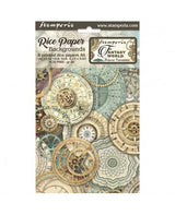 Papel arroz Stamperia A6 Sir Vagabond in Fantasy World backgrounds (8UD) 1