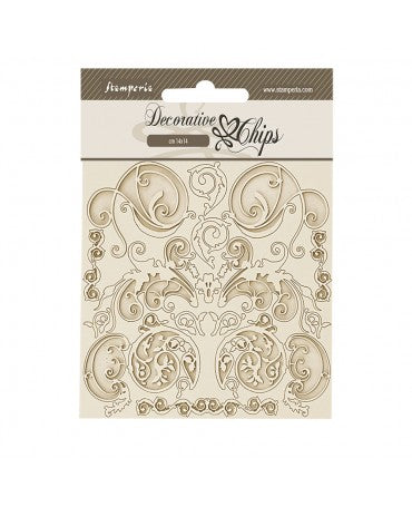 CHIPS Stamperia SIR VAGABOND IN FANTASY WORLD ORNAMENTS 1