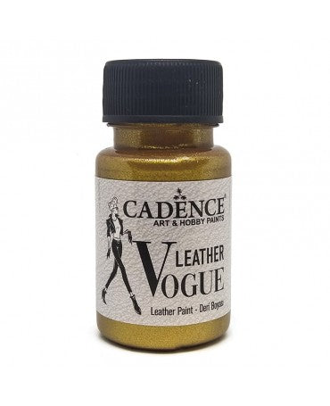 Pintura LEATHER VOGUE METALLIC Antique Gold 50ml 1