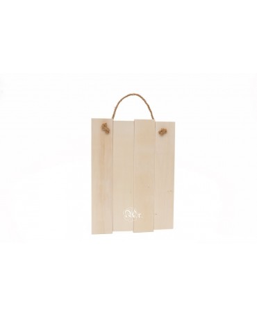 Madera Cartel Cuerda 26X35.5 Cm 1