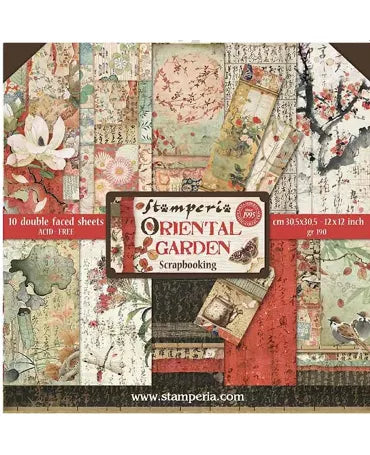 COLECCIÓN 30x30 STAMPERIA ORIENTAL GARDEN 1