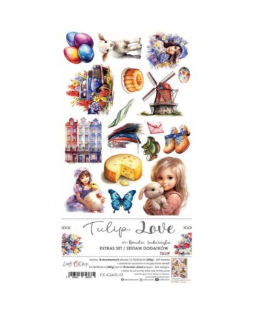 RECORTABLES CRAFT O´CLOCK Tulip Love 1