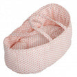 Capazo muñecas 36cm topos rosa barrutoys 1