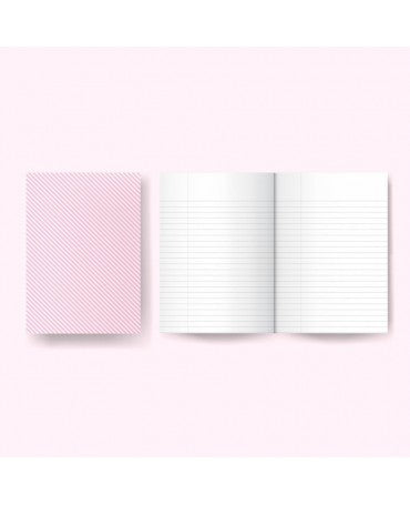 CUADERNO Little Project A5 Rayado Rosa 2
