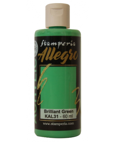 Pintura Acrílica ALLEGRO Brilliant green 1