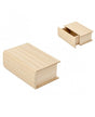 Madera CAJA LIBRO CAJON 13x8,5x5cm 1
