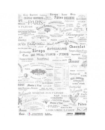 Papel Arroz CIAO BELLA A4 Piuma Vintage Delight 1
