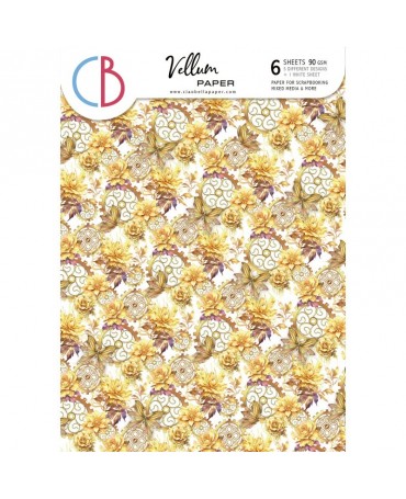 PAPEL VELLUM CIAO BELLA A4 Ethereal Patterns 1