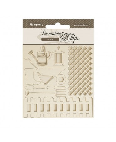 CHIPS Stamperia GARDEN tools 1