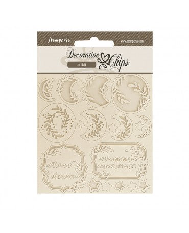 CHIPS Stamperia SECRET DIARY MOON 1
