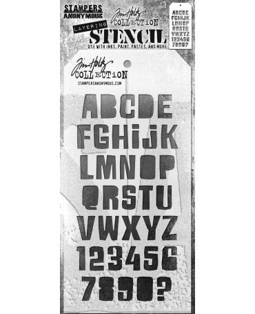 Stencil TIM HOLTZ Cutout Alpha 1
