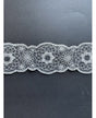 PUNTILLA TUL DOBLE ONDAS DOBLE CIRCULO Marfil 55mm 1