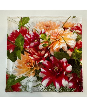 Servilletas flores variadas 2 1
