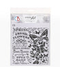 STENCIL CIAO BELLA spring fresh flowers 20x20cm 1