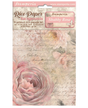Papel arroz Stamperia A6 Shabby Rose backgrounds (8UD) 1