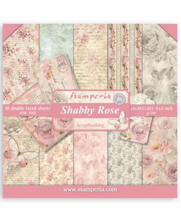 COLECCIÓN 20X20 STAMPERIA Shabby Rose 1