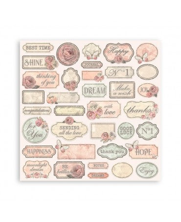 COLECCIÓN 20X20 STAMPERIA Shabby Rose 2