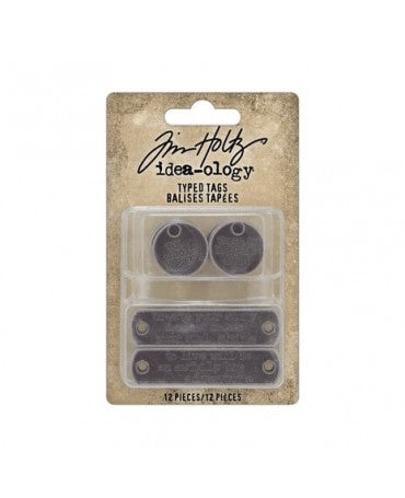 Tim Holtz Idea-ology Etiquetas escritas 12pc 1