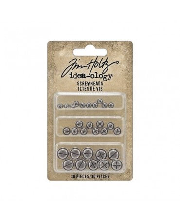 Tim Holtz Idea-ology Cabezas de tornillo 30pc 1