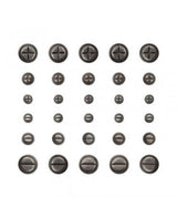 Tim Holtz Idea-ology Cabezas de tornillo 30pc 2
