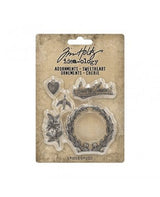 Tim Holtz Adornments Sweetheart (5pcs) 1