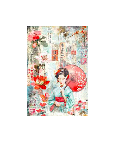 Papel Arroz CIAO BELLA A4 LAND OF THE RISING SUN Oriental Enchantment 1