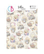 PAPEL VELLUM CIAO BELLA A4 Flower Shop Patterns 1