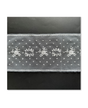 PUNTILLA Tul Flor y puntitos blanco 150mm 1