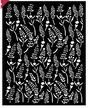 STENCIL STAMPERIA 20x25cm Lavender patrón 1