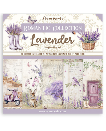 COLECCIÓN 20X20 STAMPERIA Lavender 1