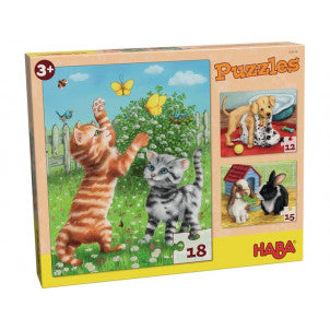 Puzzle animales domesticos haba 1