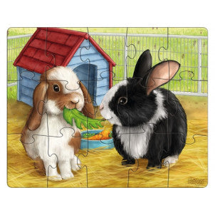 Puzzle animales domesticos haba 2