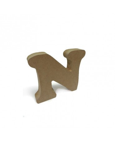 Madera Letra DM-N 20x20x4cm 1