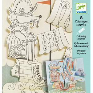 Colorea exploradores djeco 2