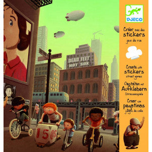 Crear juegos de calle con pegatinas djeco 1