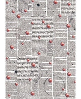PAPEL VELLUM CIAO BELLA A4 Paris Je t'aime Patterns 2