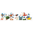 Stickers caballeros medievales djeco 1