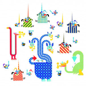 Stickers dragones djeco 1