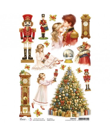 Papel Arroz CIAO BELLA A4 Nutcracker character 1