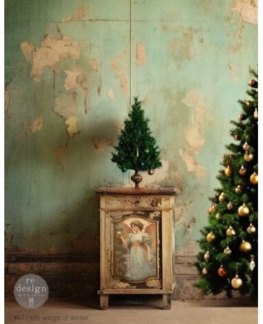 Papel decoupage PRIMA Wings of Winter A3 2